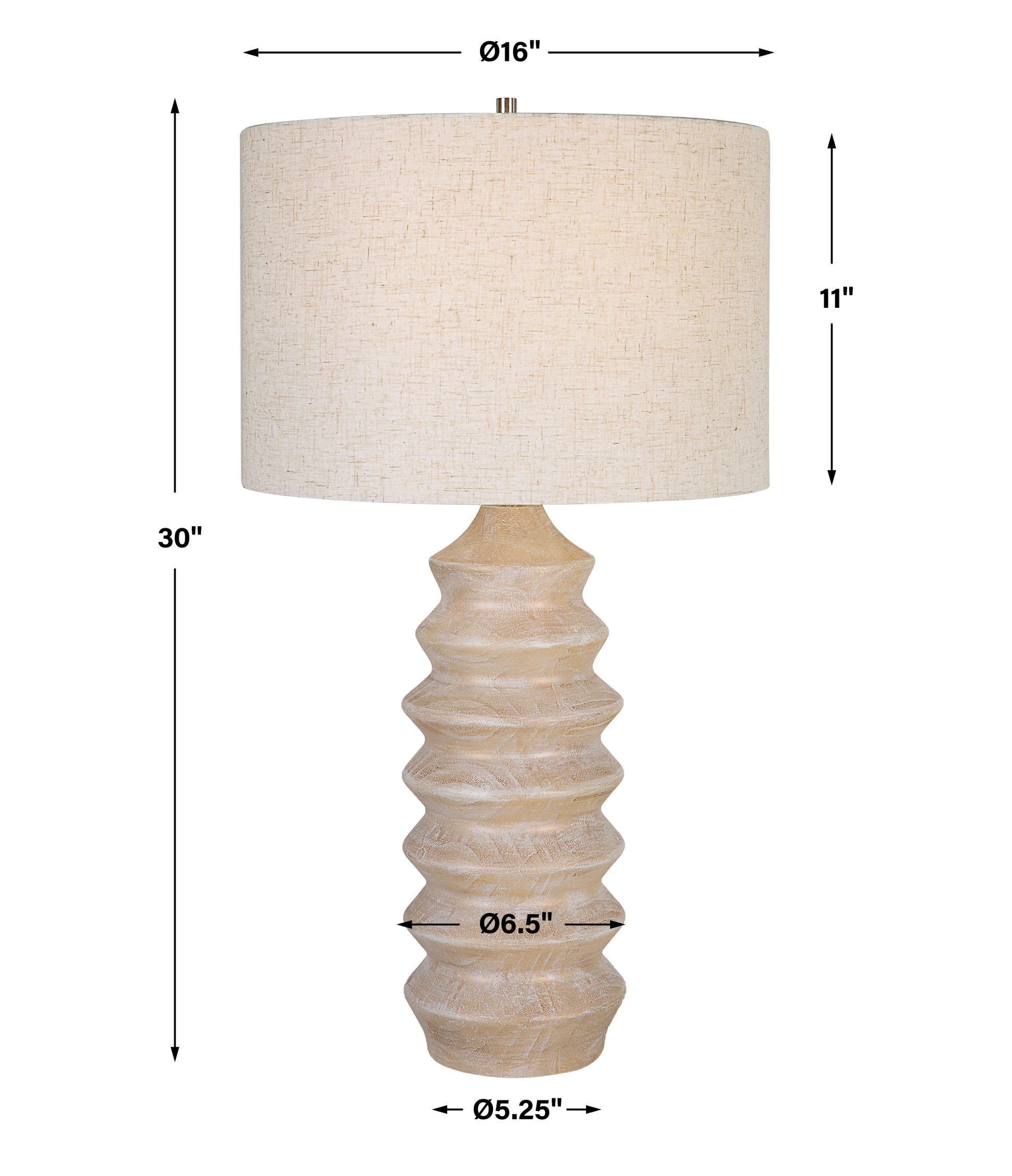 Uttermost Uplift Geometric Table Lamp | Table Lamps | Modishstore - 3