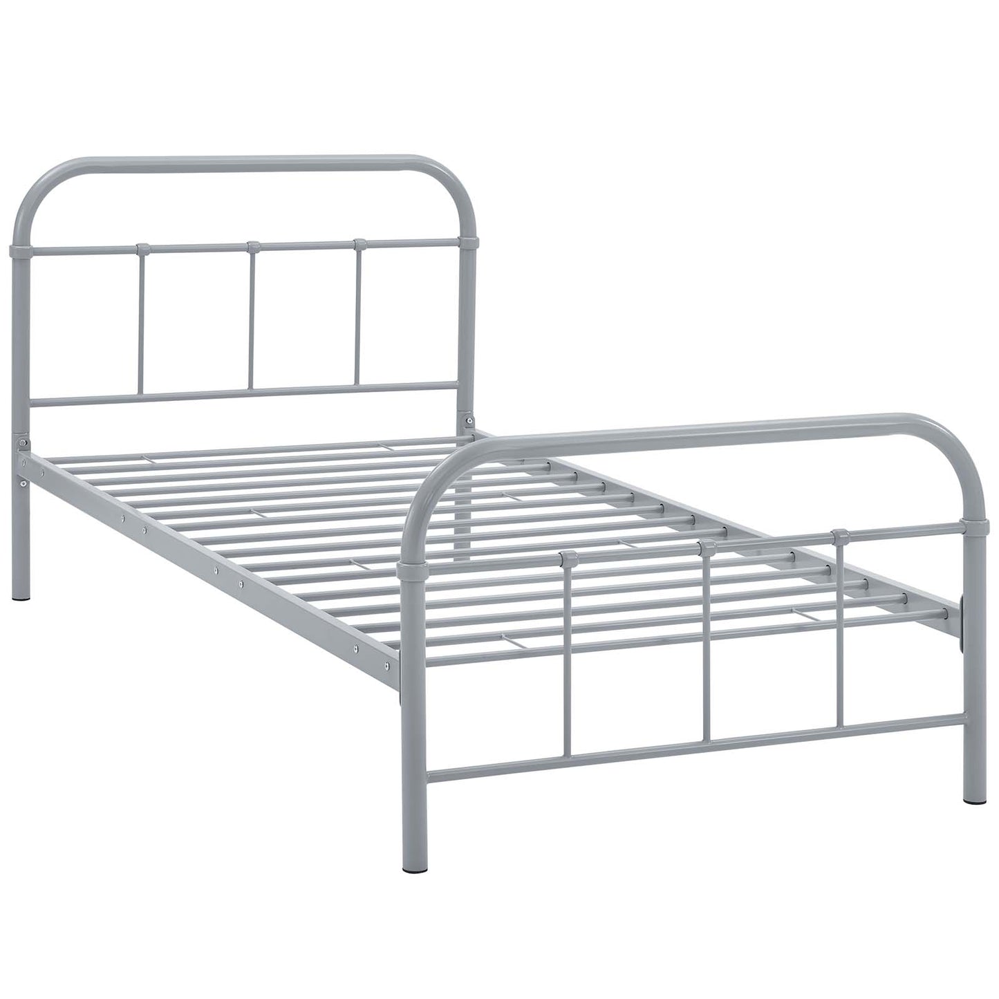 Maisie Twin Stainless Steel Bed Frame By Modway - MOD-5531 | Beds | Modishstore - 2