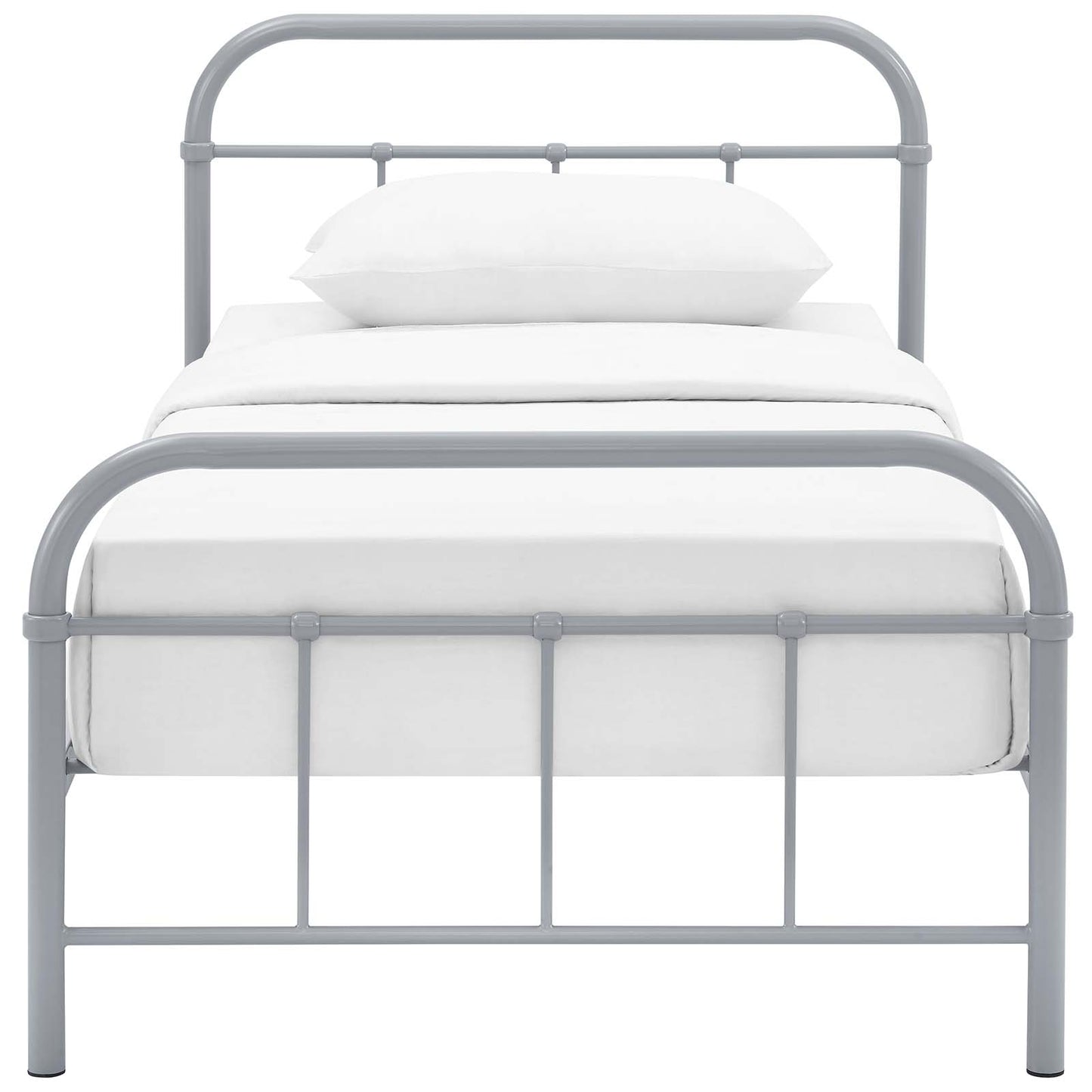 Maisie Twin Stainless Steel Bed Frame By Modway - MOD-5531 | Beds | Modishstore - 5