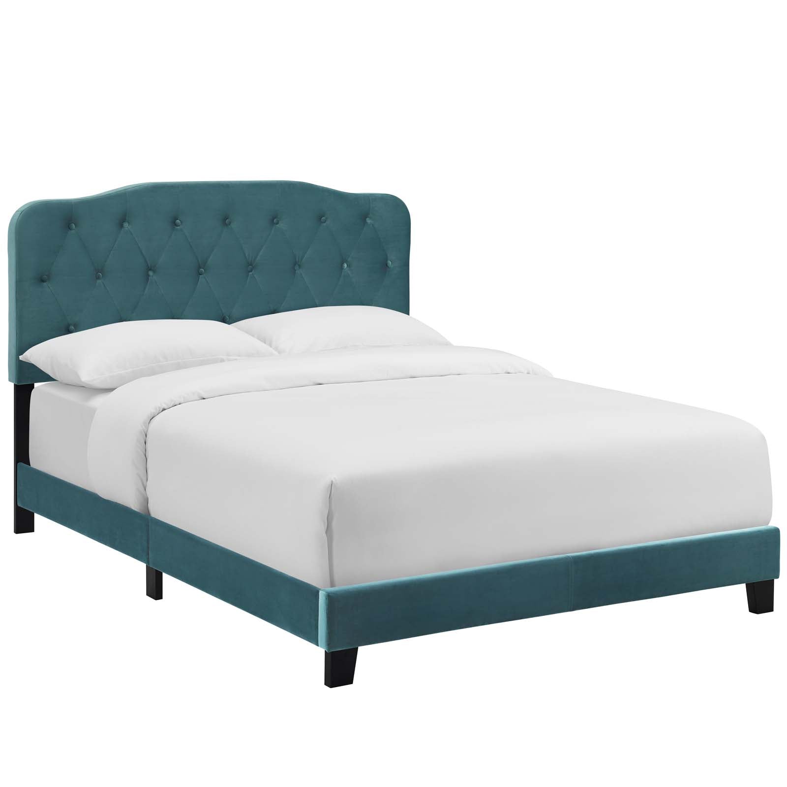 Amelia Twin Performance Velvet Bed By Modway - MOD-5862 | Beds | Modishstore - 2