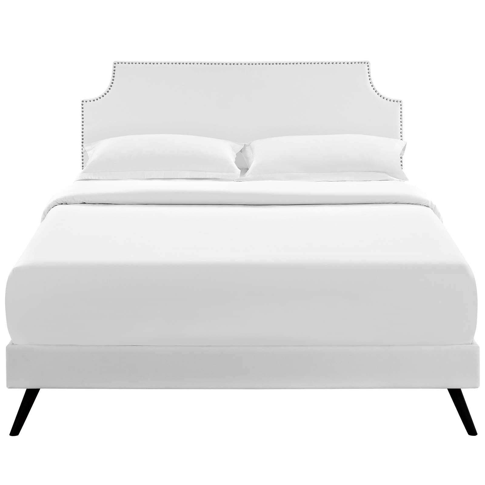 Modway Corene Queen Vinyl Platform Bed with Round Splayed Legs - MOD-5946 | Beds | Modishstore - 13