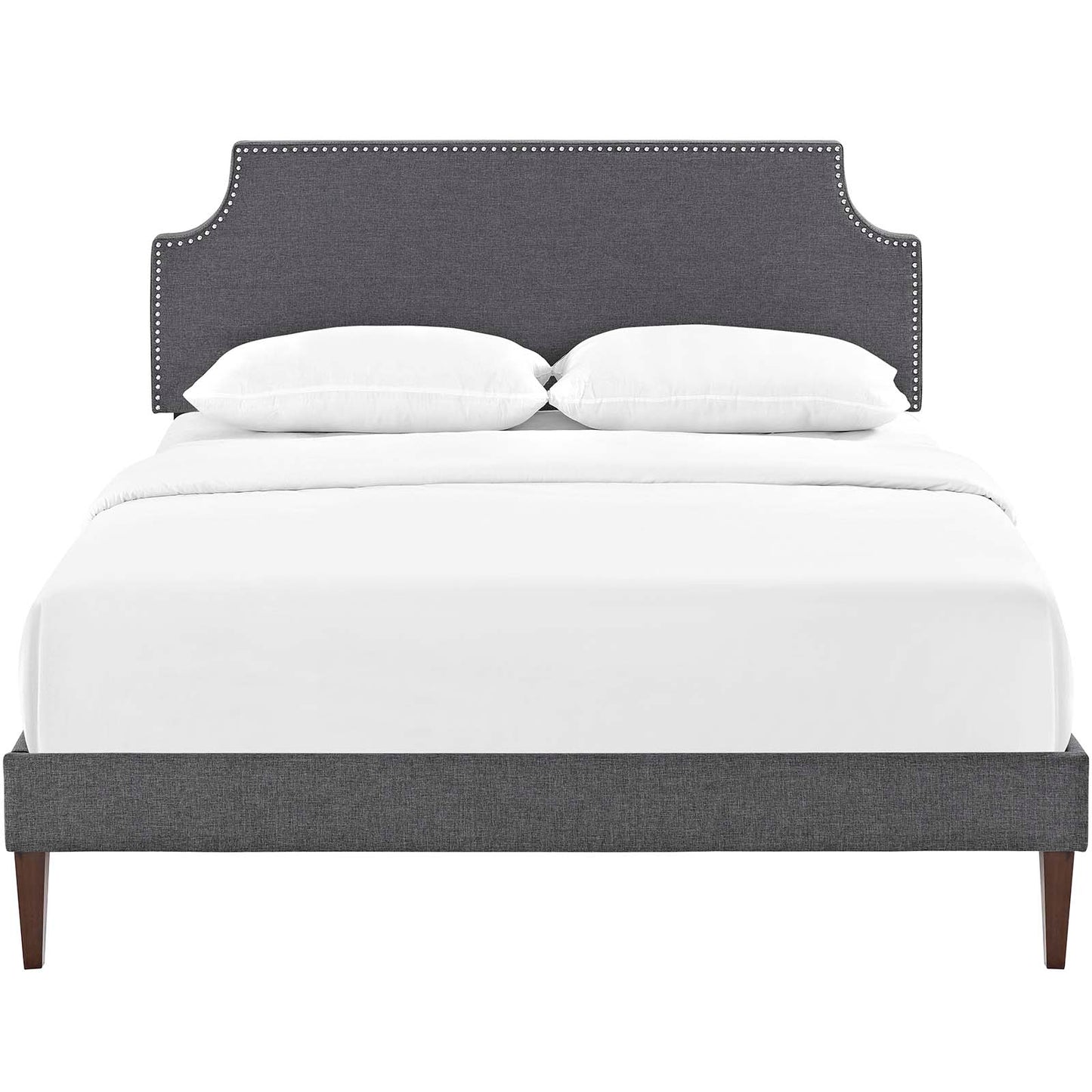 Corene Full Fabric Platform Bed with Squared Tapered Legs By Modway - MOD-5953 | Beds | Modishstore - 5