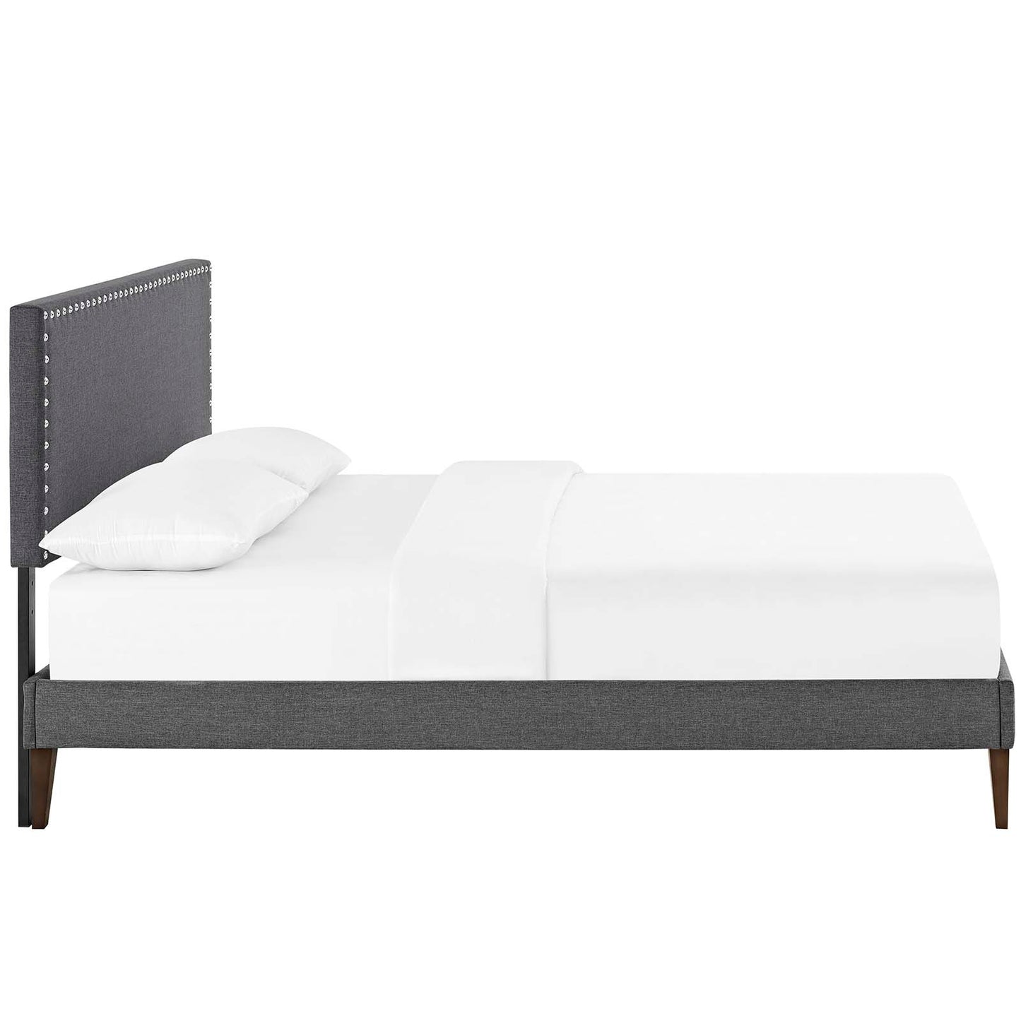 Macie Full Fabric Platform Bed with Squared Tapered Legs By Modway - MOD-5969 | Beds | Modishstore - 4
