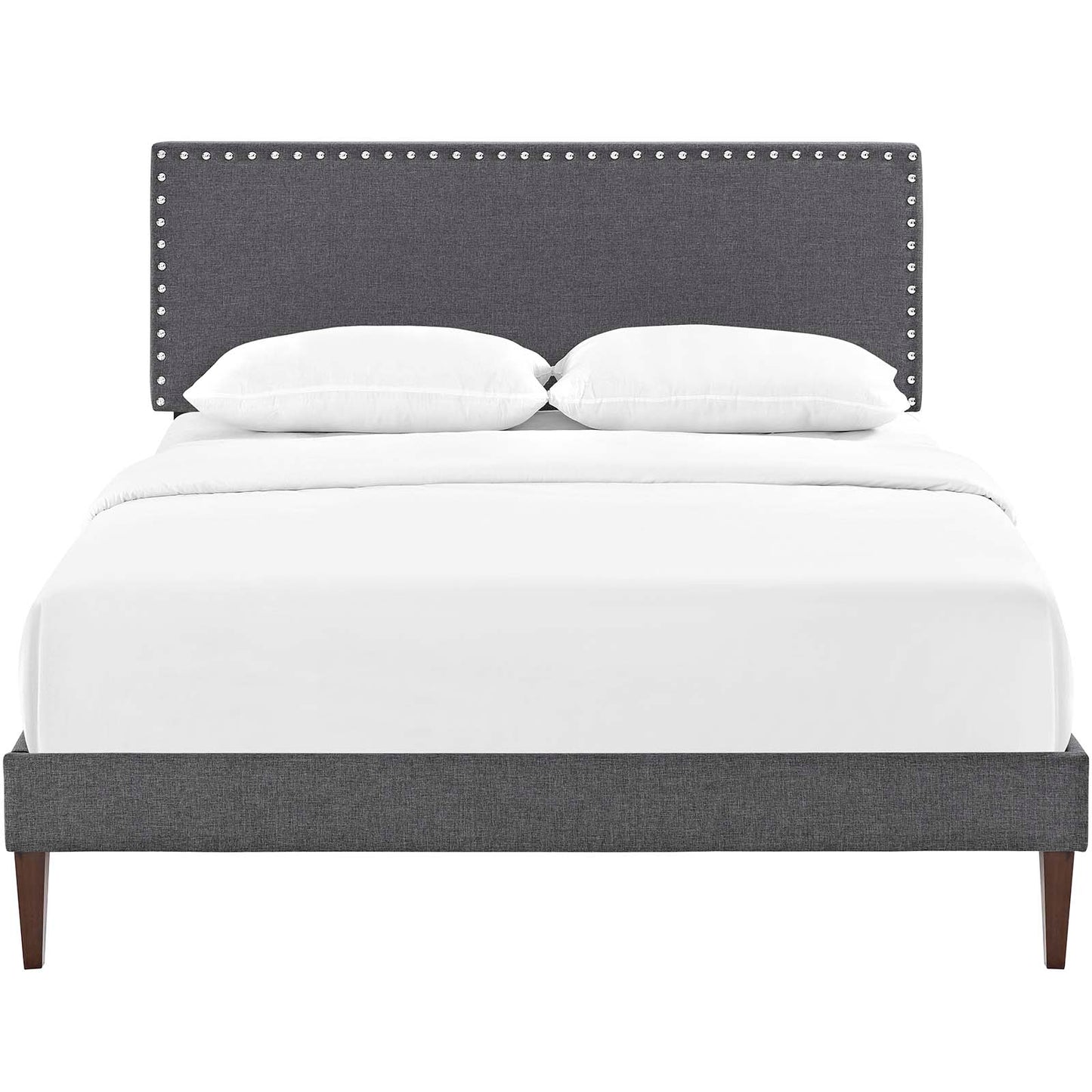 Macie Full Fabric Platform Bed with Squared Tapered Legs By Modway - MOD-5969 | Beds | Modishstore - 5