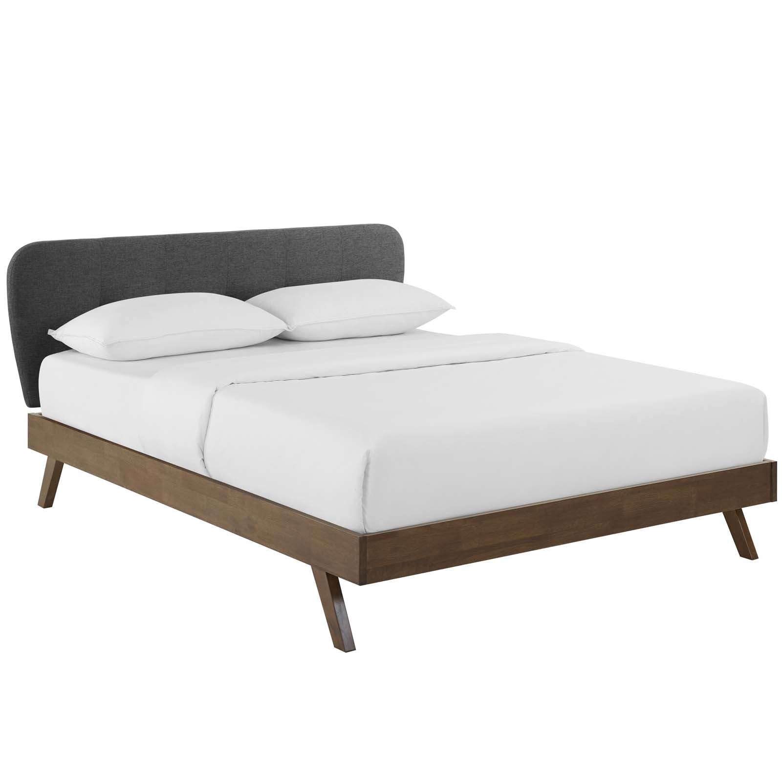 Gianna Queen Upholstered Polyester Fabric Platform Bed By Modway MOD Modish Store