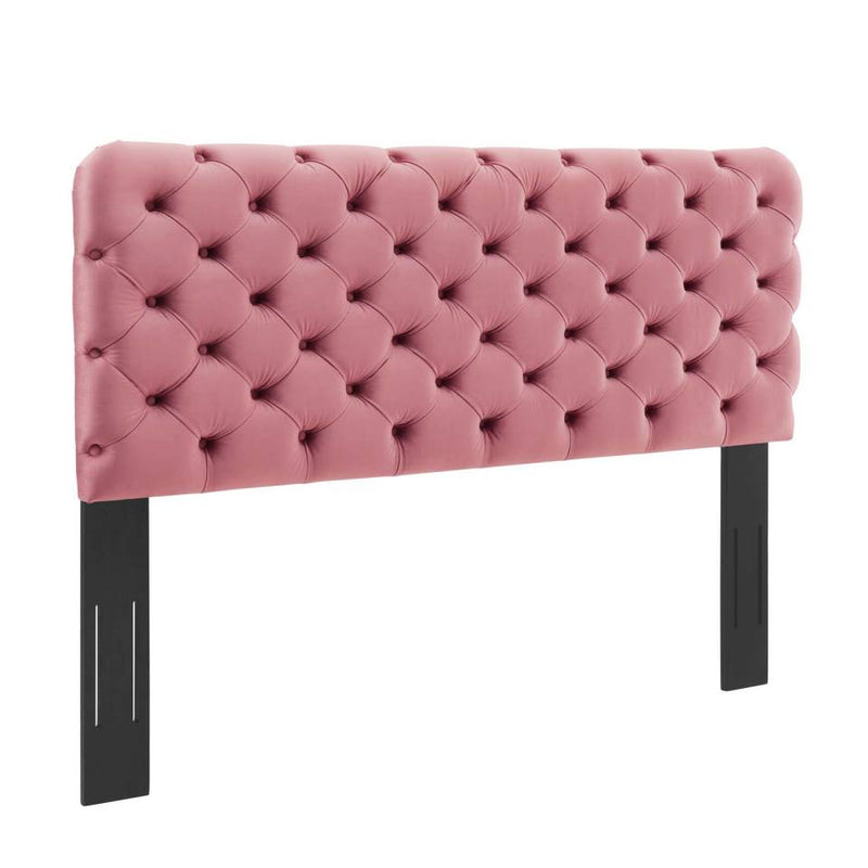 Modway Lizzy Tufted Full/Queen Performance Velvet Headboard - MOD-6031 | Headboards | Modishstore - 8