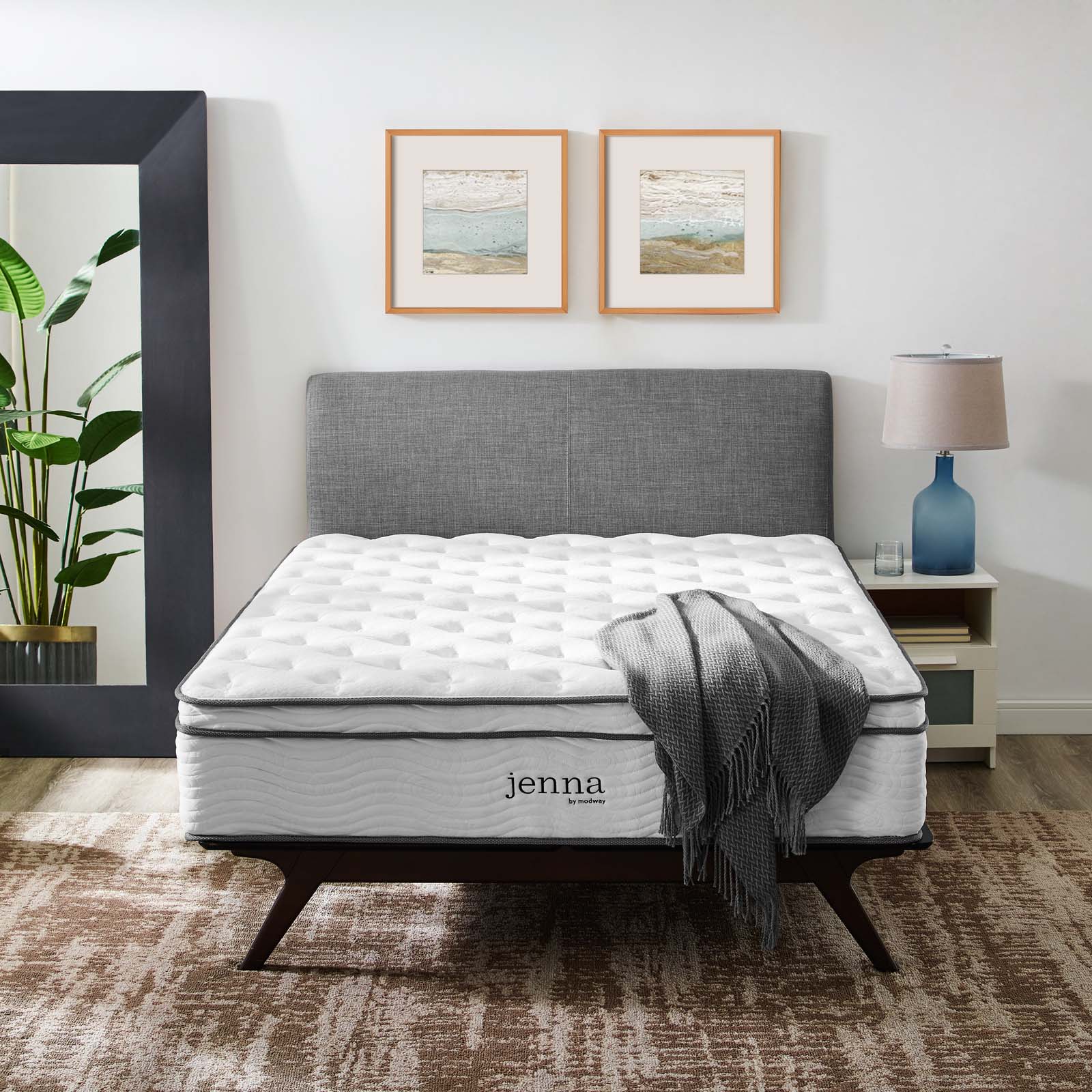 Modway Jenna 14" California King Innerspring Mattress - MOD-6086 | Mattresses | Modishstore - 6