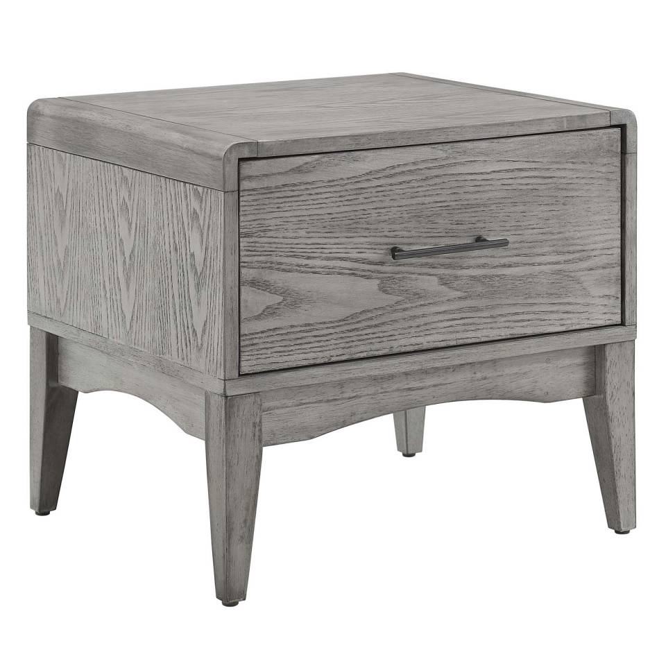 Modway Dylan Nightstand, Walnut Gray