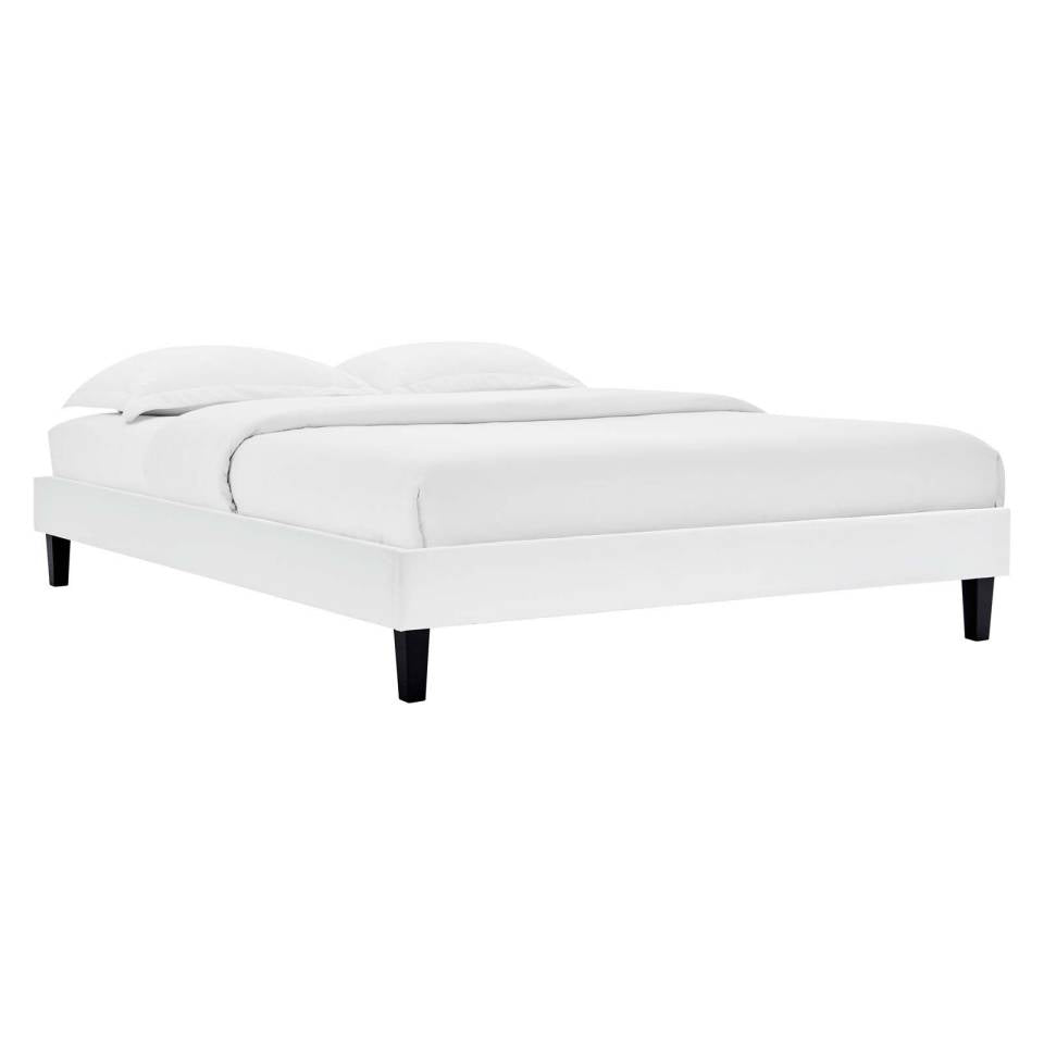 Modway Reign Twin Performance Velvet Platform Bed Frame - MOD-6264 | Beds | Modishstore - 7