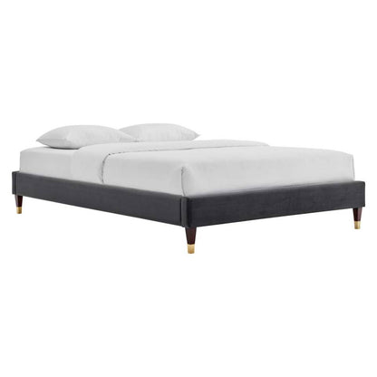 Modway Harlow Full Performance Velvet Platform Bed Frame - MOD-6269 | Modishstore - 3