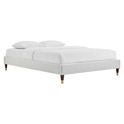 Modway Harlow Queen Performance Velvet Platform Bed Frame - MOD-6270 | Modishstore - 8