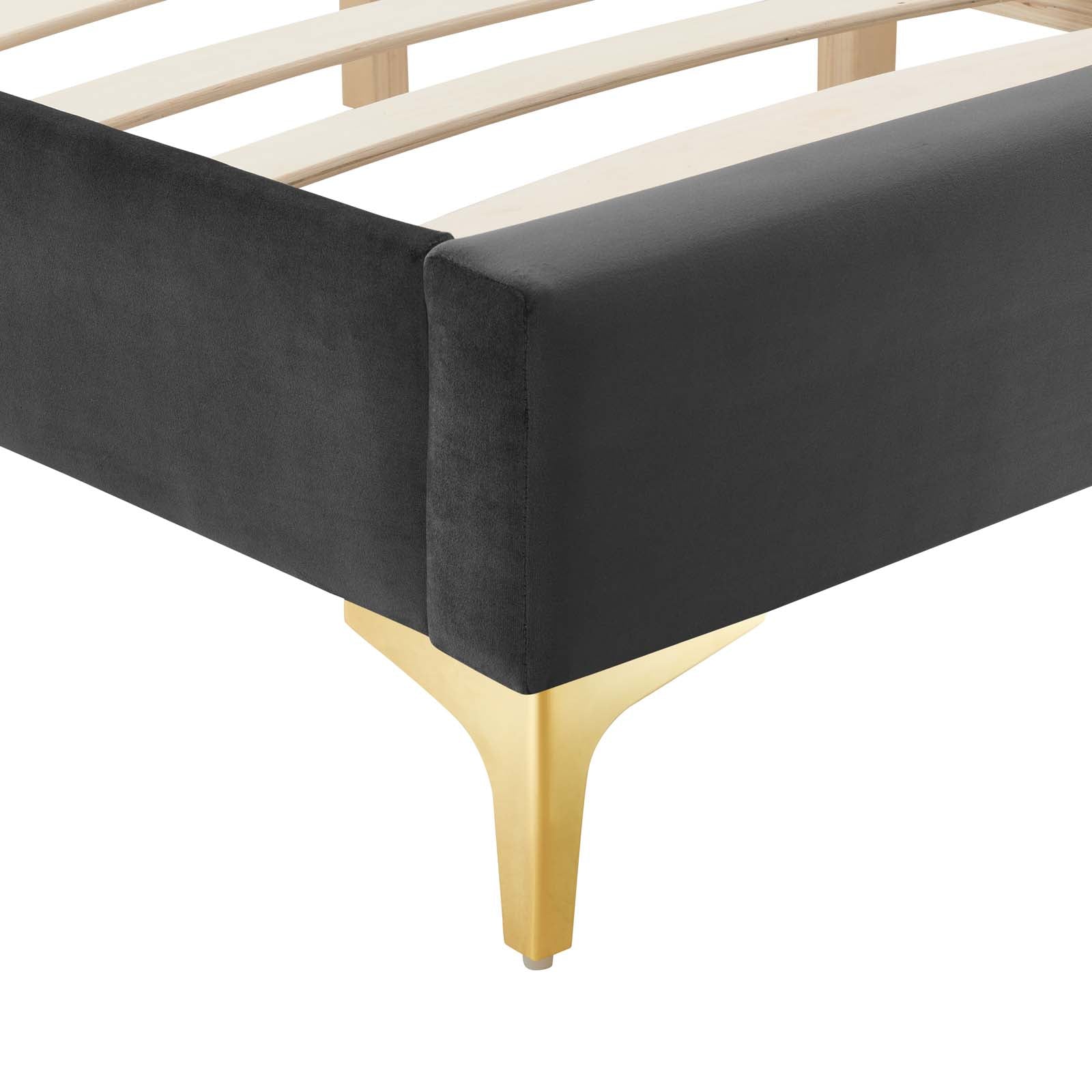 Modway Sutton Queen Performance Velvet Bed Frame - MOD-6275 | Modishstore - 7