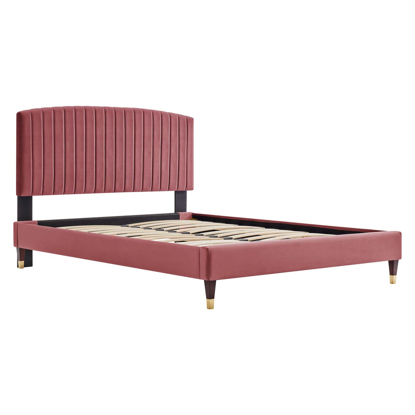 Alessi Performance Velvet Queen Platform Bed By Modway - MOD-6284 | Beds | Modishstore - 7