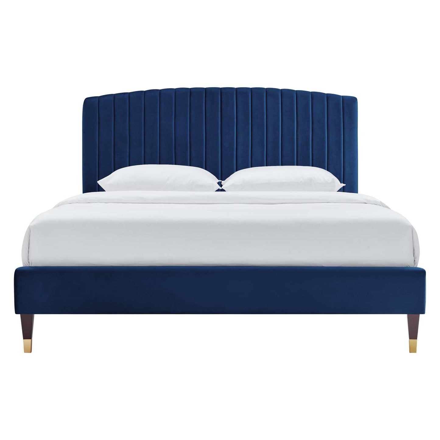 Alessi Performance Velvet Queen Platform Bed By Modway - MOD-6284 | Beds | Modishstore - 14