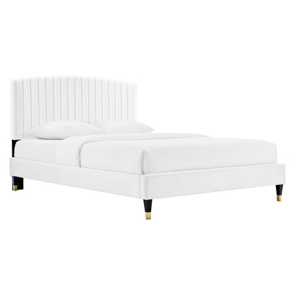 Alessi Performance Velvet Queen Platform Bed By Modway - MOD-6284 | Beds | Modishstore - 21