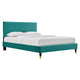 Garcelle Performance Velvet Queen Platform Bed By Modway - MOD-6290 | Beds | Modishstore - 38