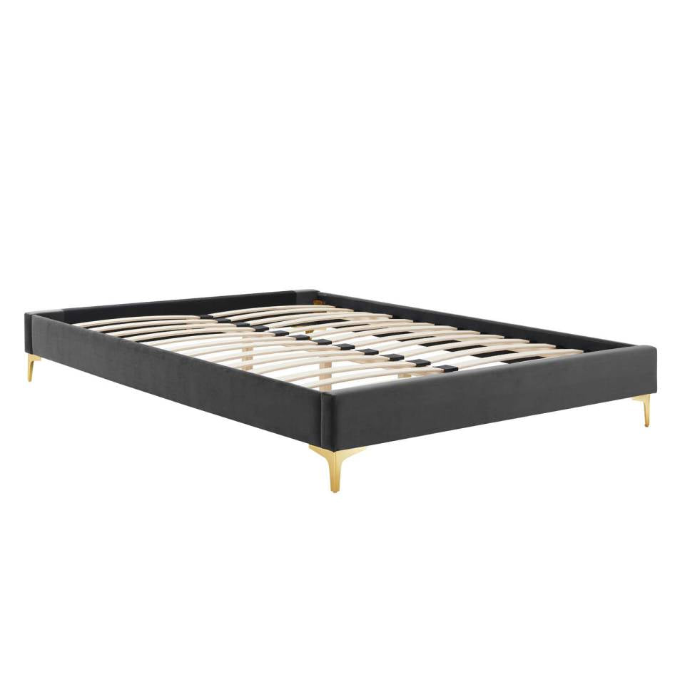 Modway Sutton Twin Performance Velvet Bed Frame - MOD-6305 | Beds | Modishstore - 3