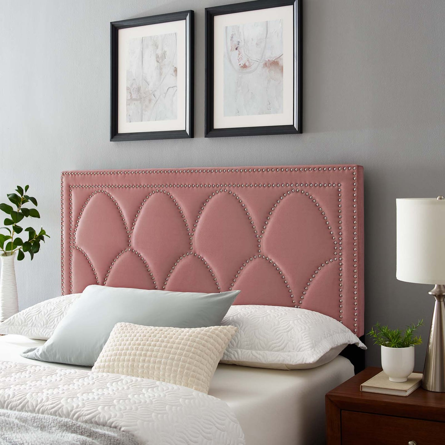 Greta Performance Velvet King/California King Headboard By Modway - MOD-6322 | Headboards | Modishstore - 13