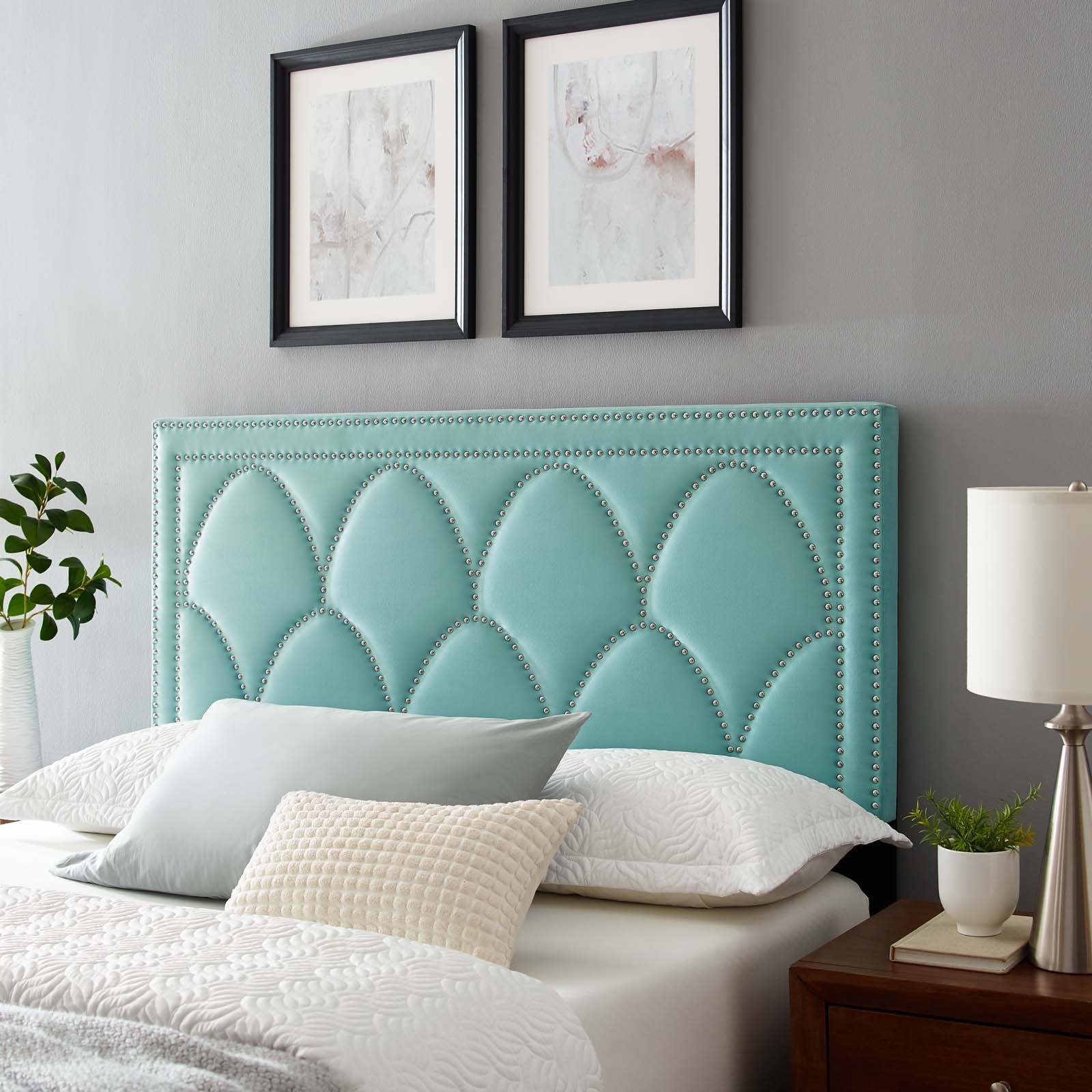 Greta Performance Velvet King/California King Headboard By Modway - MOD-6322 | Headboards | Modishstore - 33