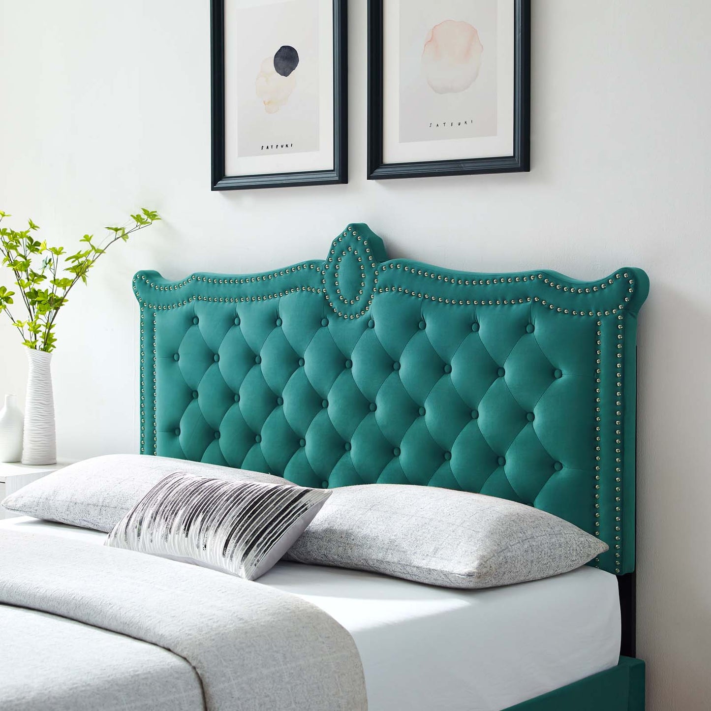 Louisa Tufted Performance Velvet King/California King Headboard By Modway - MOD-6325 | Headboards | Modishstore - 63