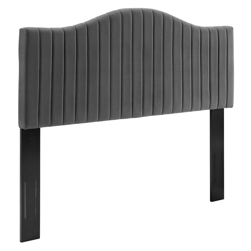 Brielle Channel Tufted Performance Velvet Full/Queen Headboard By Modway - MOD-6559 | Headboards | Modishstore - 1