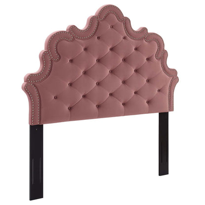 Arabella Button-Tufted Performance Velvet Twin Headboard By Modway - MOD-6562 | Headboards | Modishstore - 9