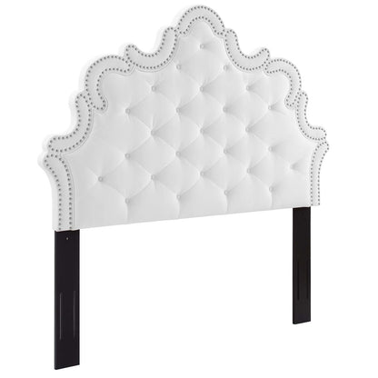 Arabella Button-Tufted Performance Velvet Full/Queen Headboard By Modway - MOD-6563 | Headboards | Modishstore - 17