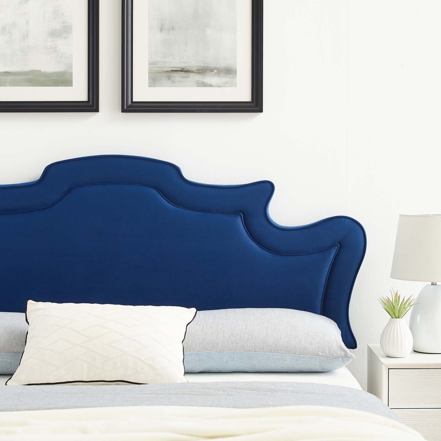 Evangeline Performance Velvet Full/Queen Headboard By Modway - MOD-6572 | Headboards | Modishstore - 24