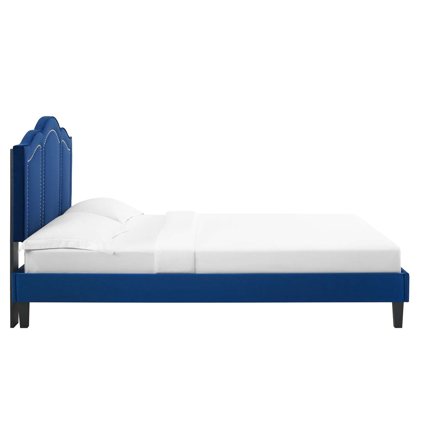 Emerson Performance Velvet Queen Platform Bed By Modway - MOD-6579 | Beds | Modishstore - 59