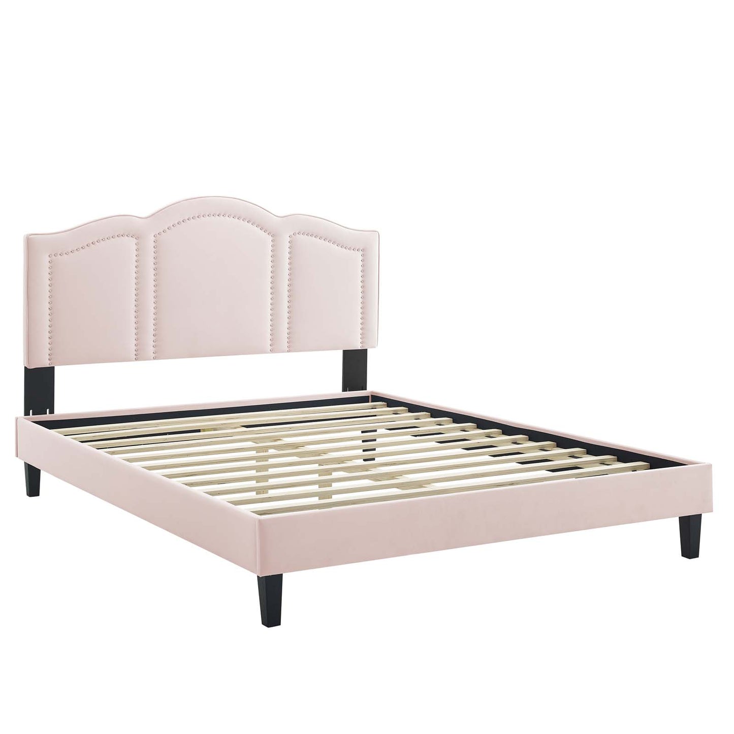 Emerson Performance Velvet Queen Platform Bed By Modway - MOD-6579 | Beds | Modishstore - 72