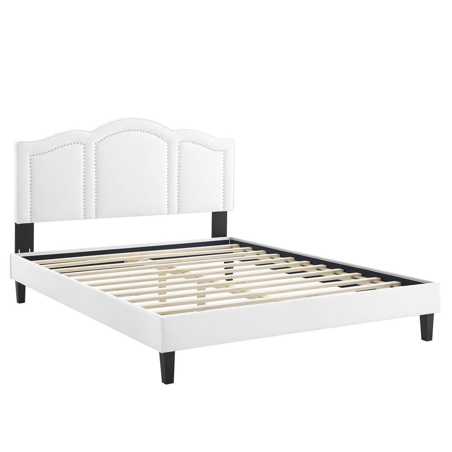 Emerson Performance Velvet Queen Platform Bed By Modway - MOD-6579 | Beds | Modishstore - 98