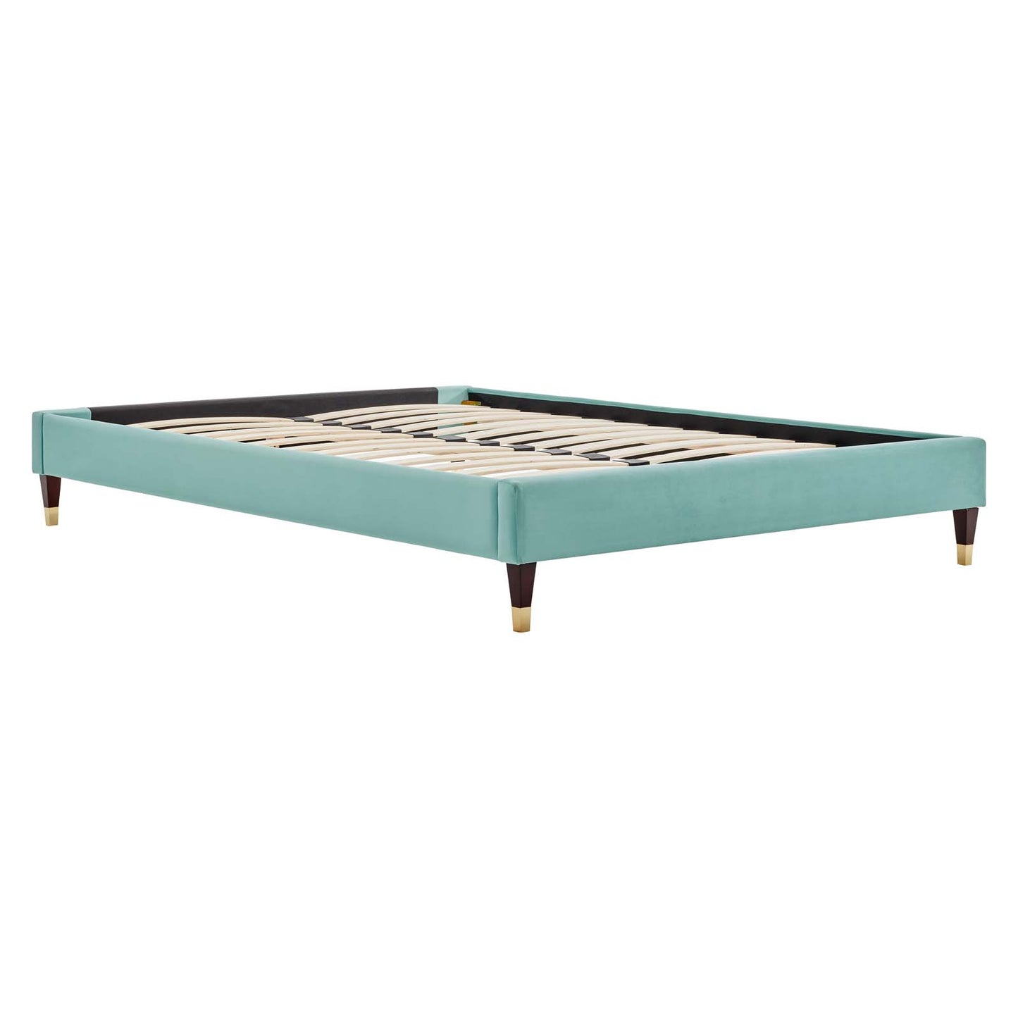 Adelaide Performance Velvet Queen Platform Bed By Modway - MOD-6581 | Beds | Modishstore - 51