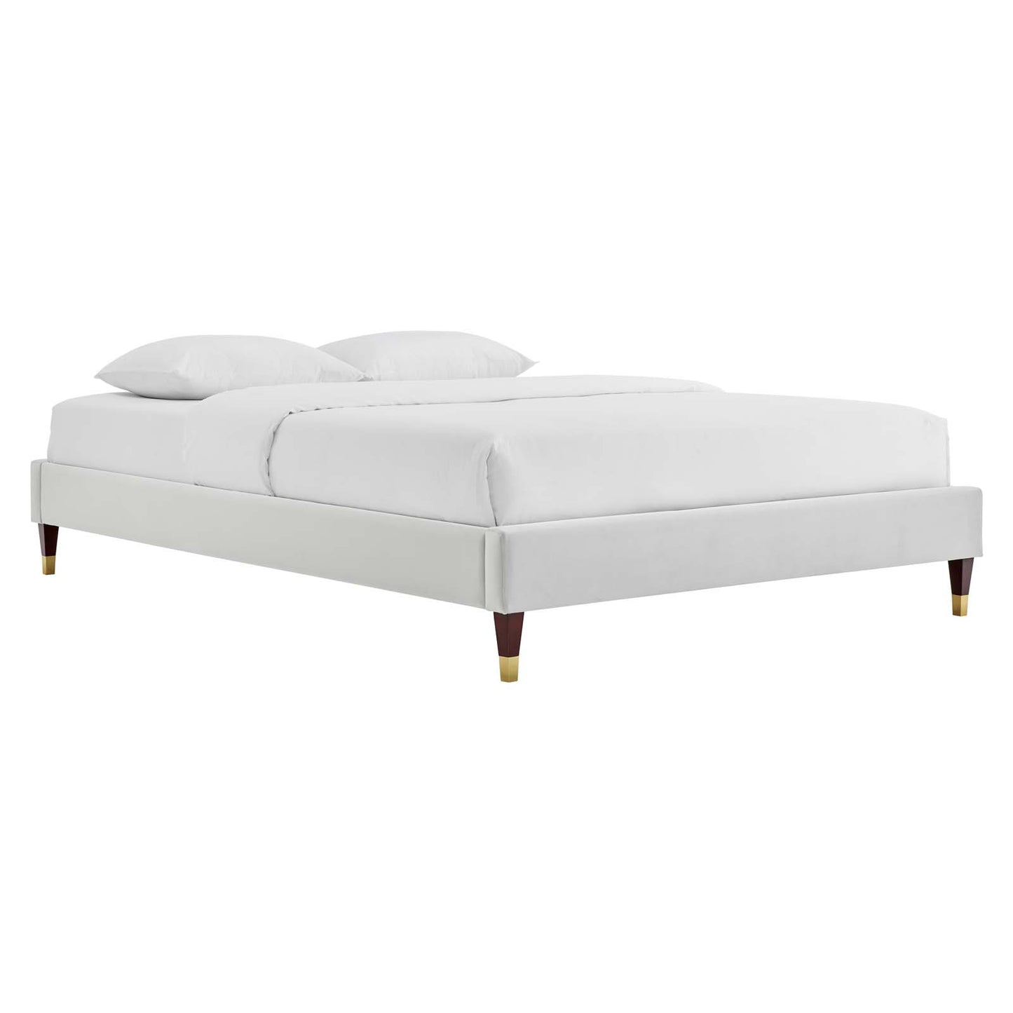 Colette Queen Performance Velvet Platform Bed By Modway - MOD-6584 | Beds | Modishstore - 46