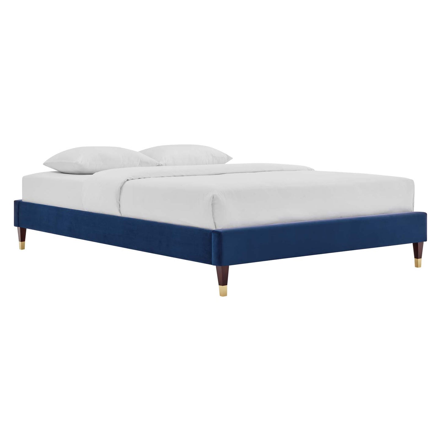 Colette Queen Performance Velvet Platform Bed By Modway - MOD-6584 | Beds | Modishstore - 78