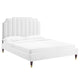 Colette Queen Performance Velvet Platform Bed By Modway - MOD-6584 | Beds | Modishstore - 113