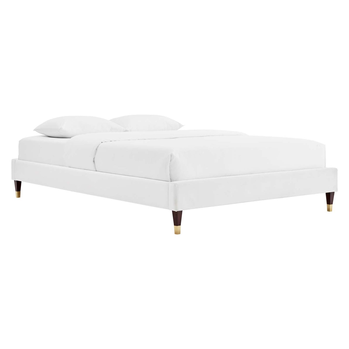 Colette Queen Performance Velvet Platform Bed By Modway - MOD-6584 | Beds | Modishstore - 126