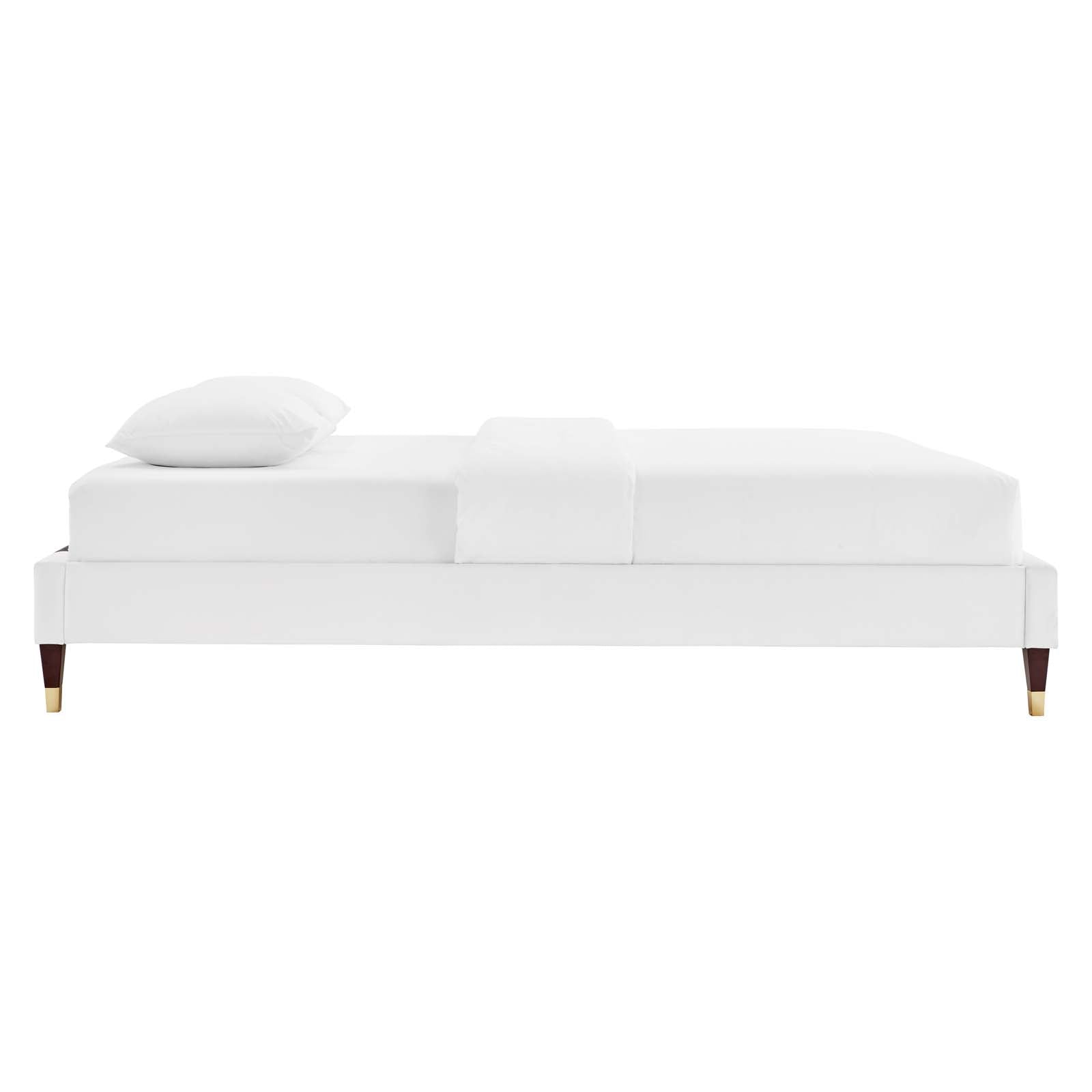 Colette Queen Performance Velvet Platform Bed By Modway - MOD-6584 | Beds | Modishstore - 128