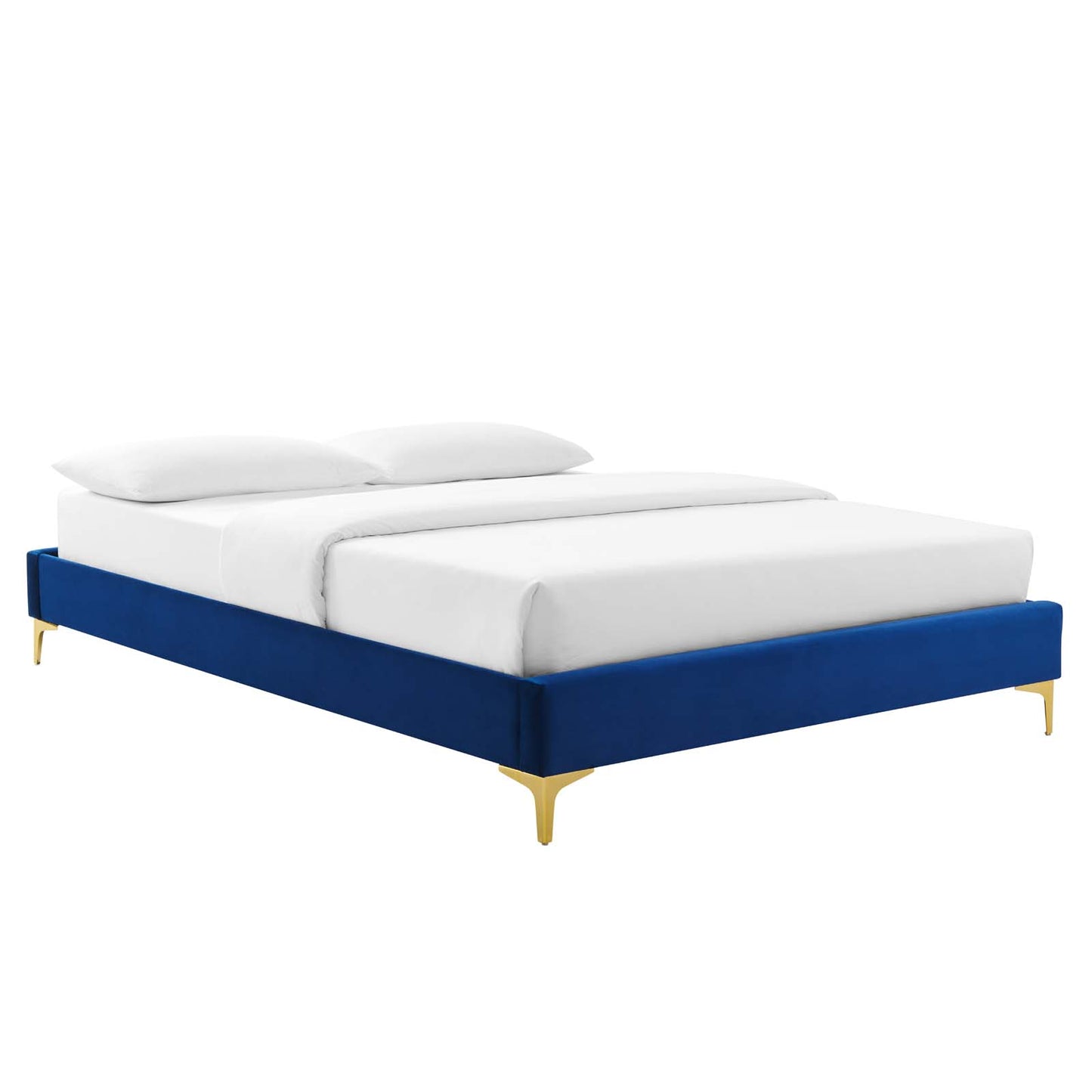 Reagan Queen Performance Velvet Platform Bed By Modway - MOD-6586 | Beds | Modishstore - 78