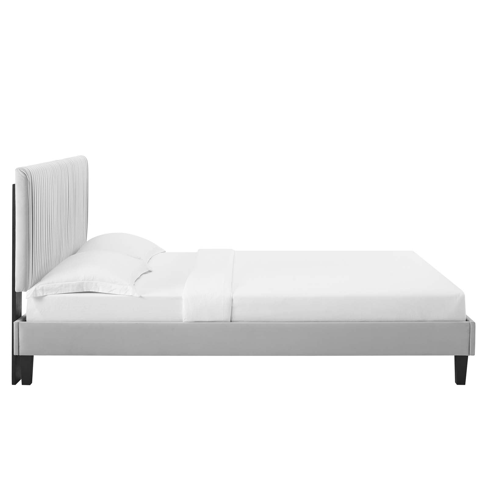 Modway Peyton Performance Velvet Queen Platform Bed - MOD-6597 | Beds | Modishstore - 19