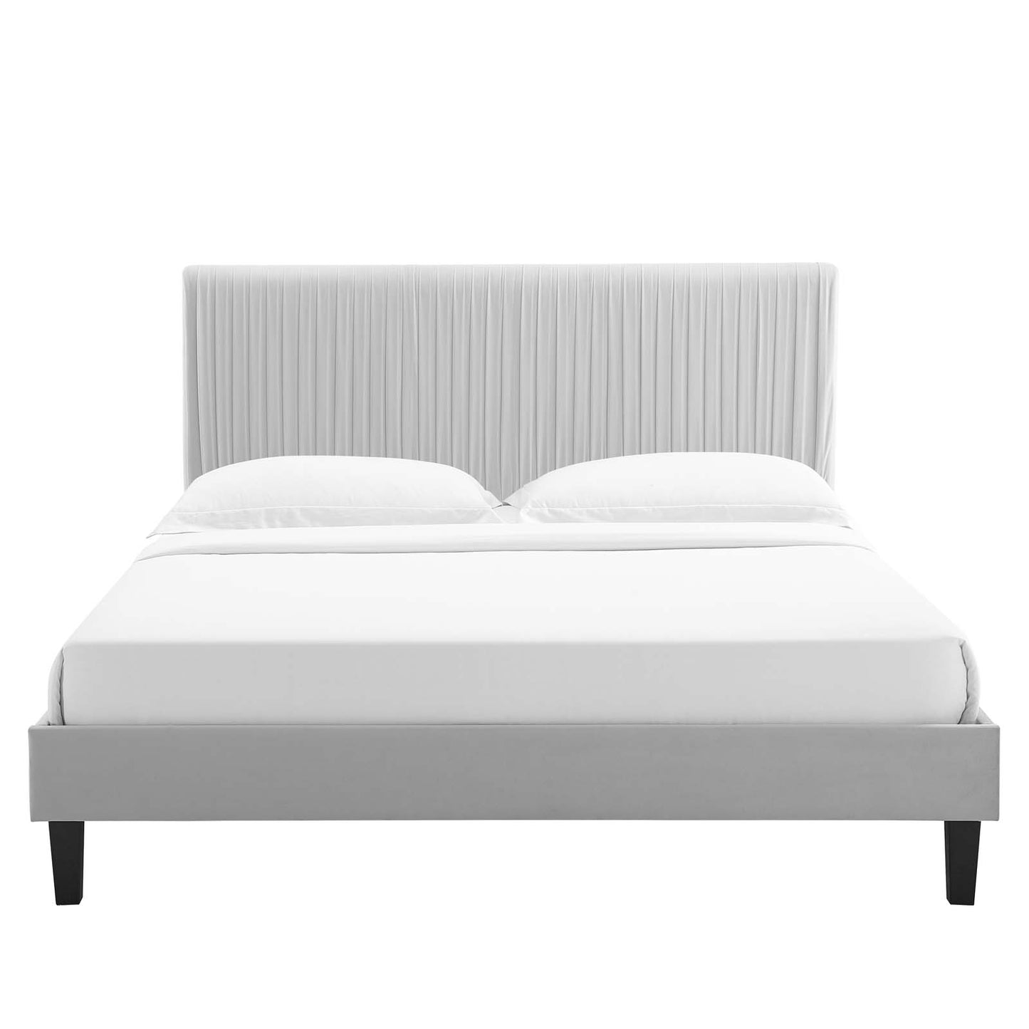 Modway Peyton Performance Velvet Queen Platform Bed - MOD-6597 | Beds | Modishstore - 20