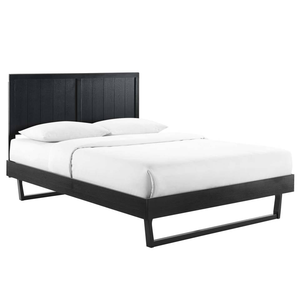 Modway Alana Full Wood Platform Bed With Angular Frame - MOD-6616 | Beds | Modishstore - 2