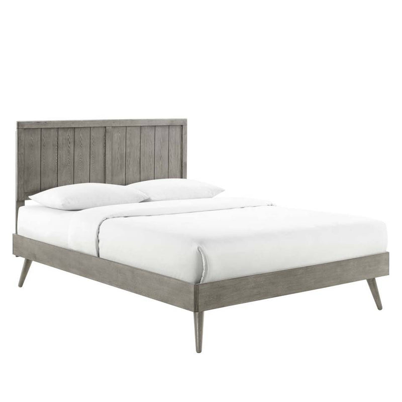 Modway Alana Twin Wood Platform Bed With Splayed Legs - MOD-6621 | Beds | Modishstore - 12