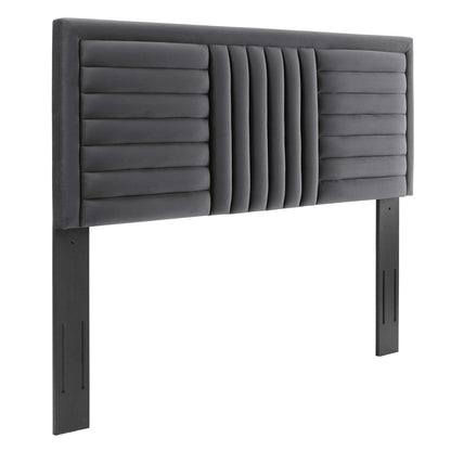 Believe Channel Tufted Performance Velvet King/California King Headboard By Modway - MOD-6666 | Headboards | Modishstore - 2