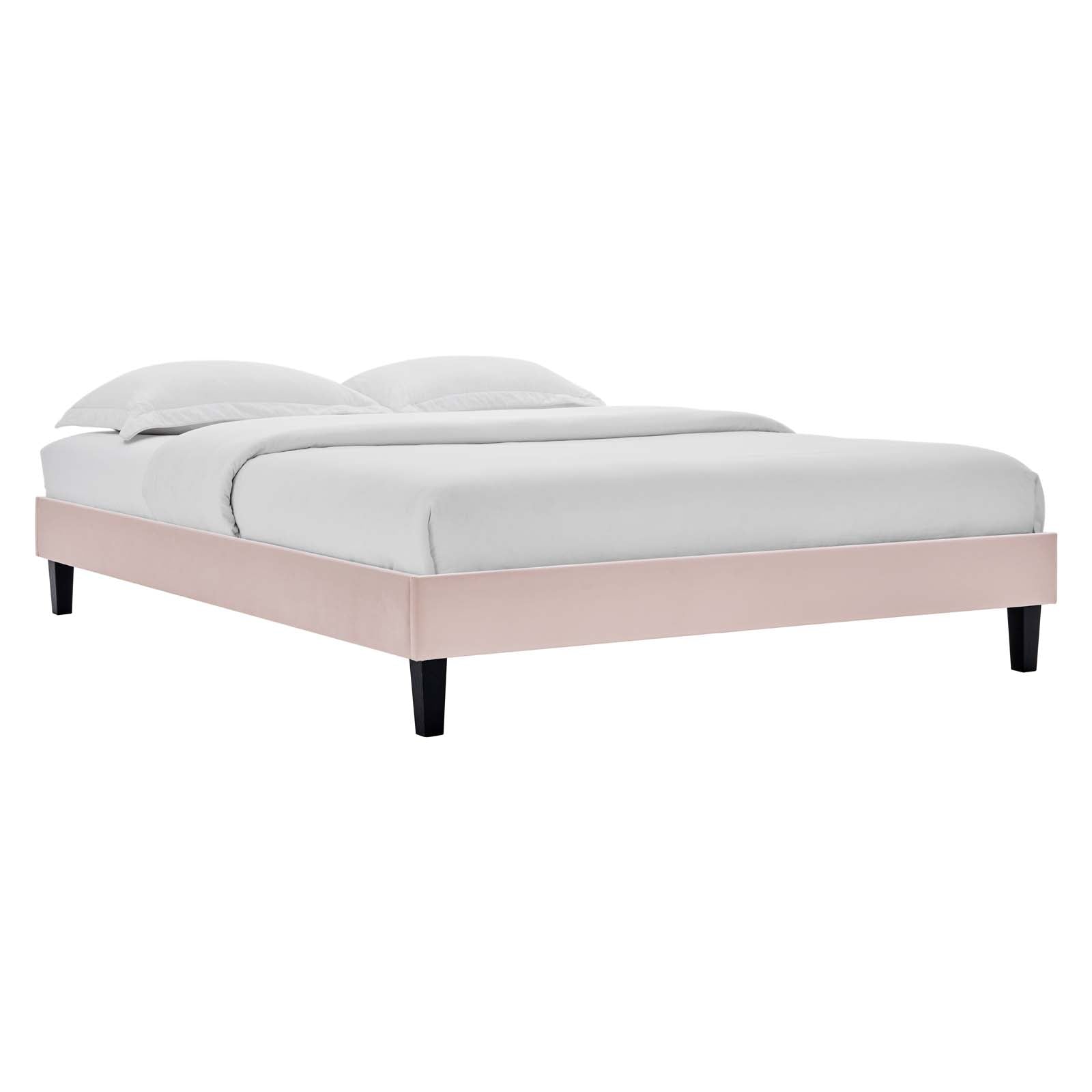 Modway Elise Queen Performance Velvet Platform Bed - MOD-6692 | Beds | Modishstore - 41