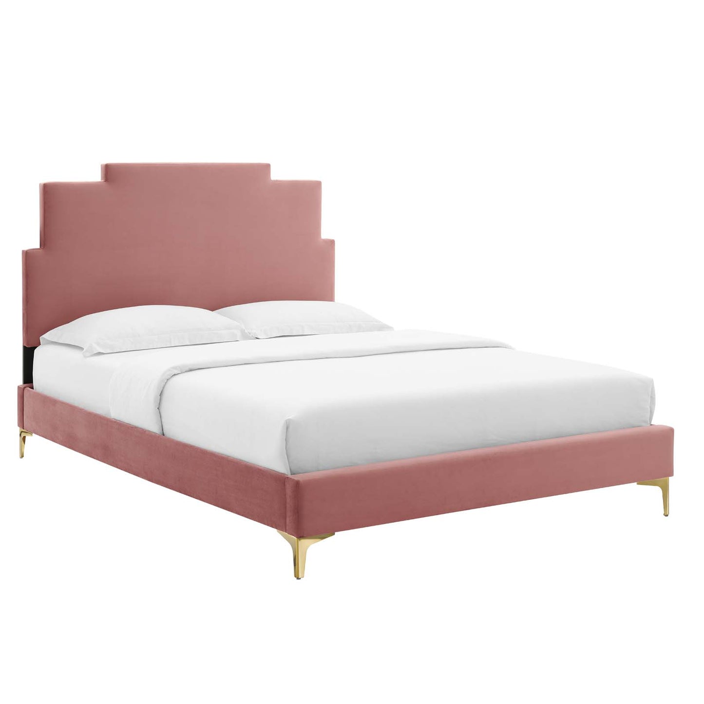 Modway Lindsey Performance Velvet Queen Platform Bed - MOD-6703 | Beds | Modishstore - 9