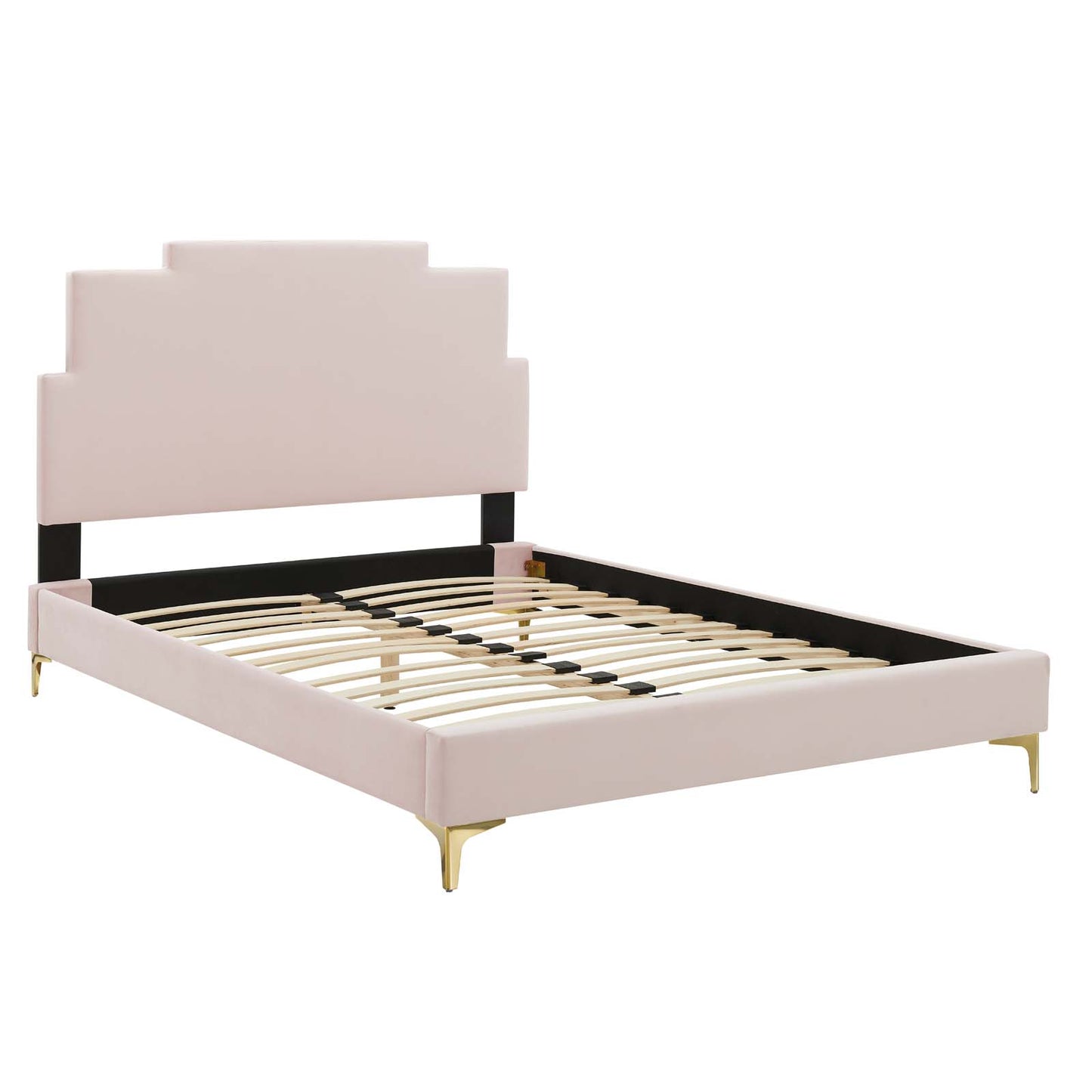 Modway Lindsey Performance Velvet Queen Platform Bed - MOD-6703 | Beds | Modishstore - 38