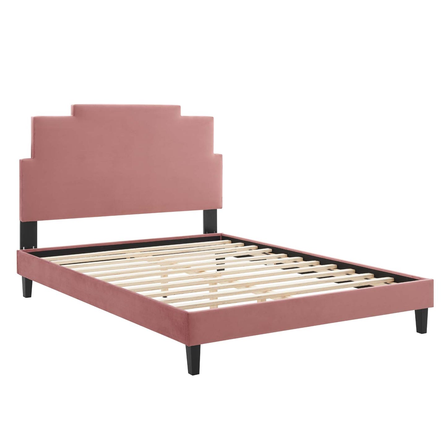 Modway Lindsey Performance Velvet Queen Platform Bed - MOD-6705 | Beds | Modishstore - 10