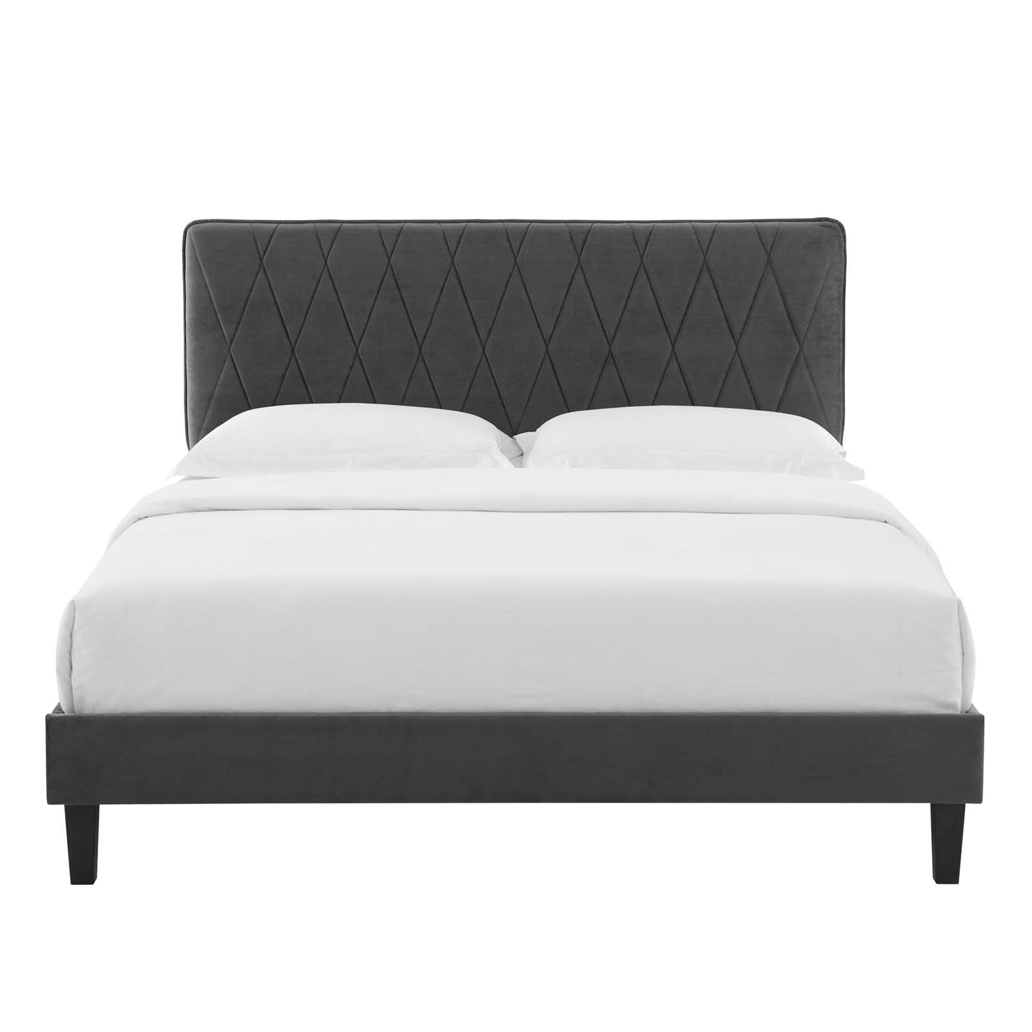 Modway Phillipa Performance Velvet Queen Platform Bed - MOD-6708 | Beds | Modishstore - 7