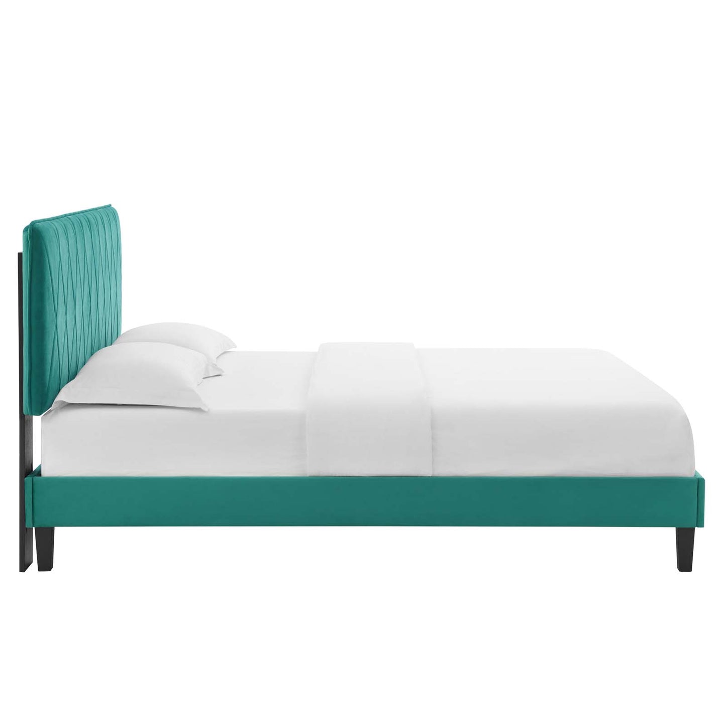 Modway Phillipa Performance Velvet Queen Platform Bed - MOD-6708 | Beds | Modishstore - 48