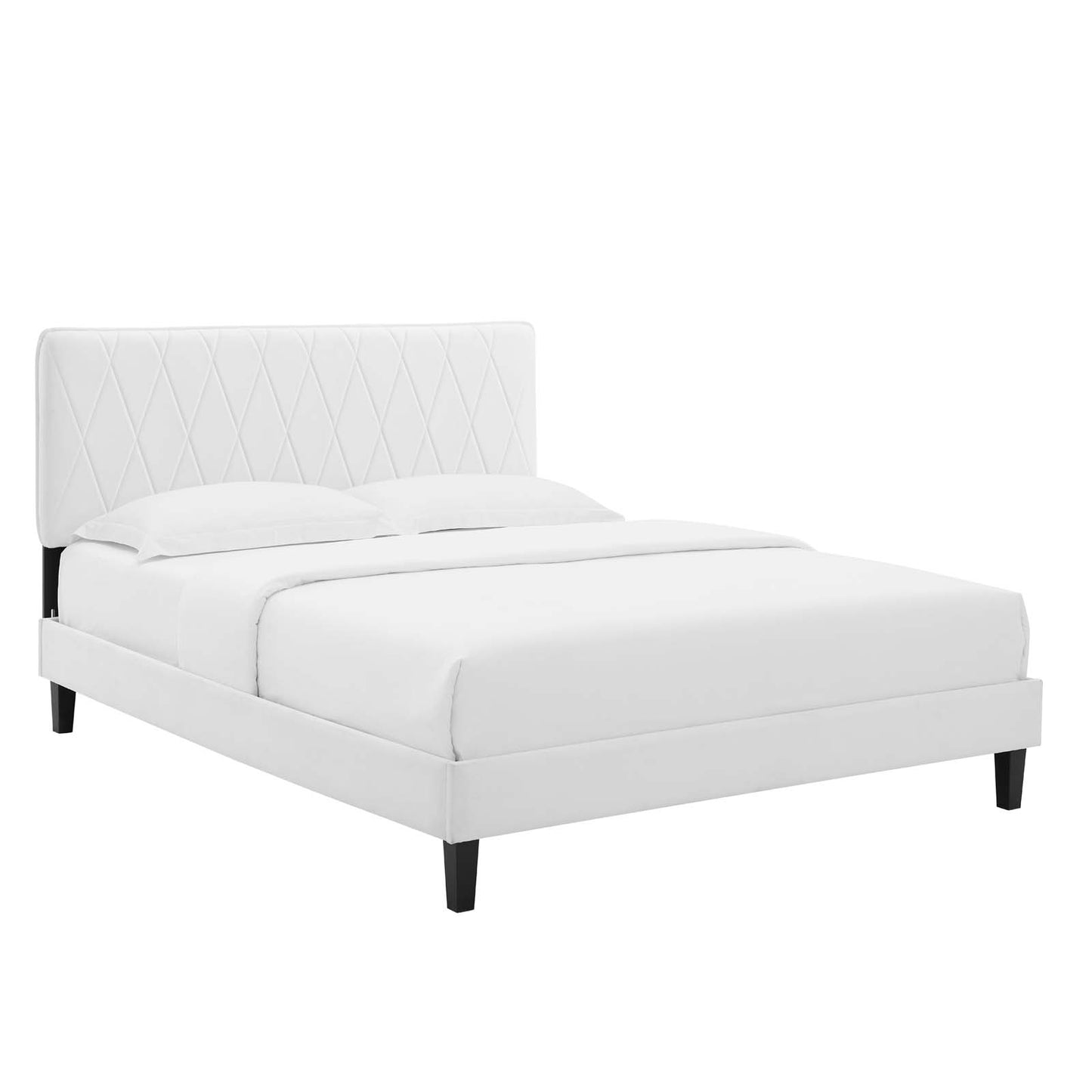 Modway Phillipa Performance Velvet Queen Platform Bed - MOD-6708 | Beds | Modishstore - 51